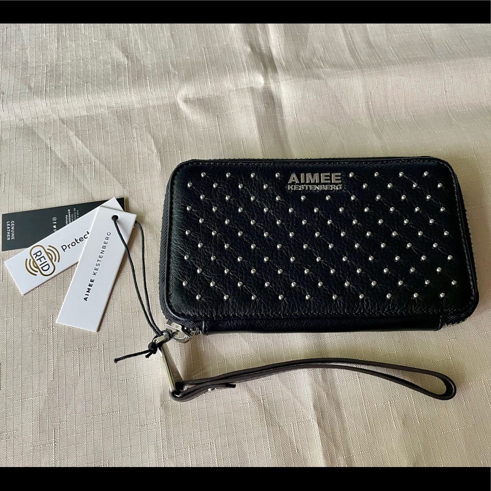 Aimee Kestenberg Large Zip Around Wristlet w/ RFID - Jenna